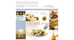 Desktop Screenshot of eattasteheal.com